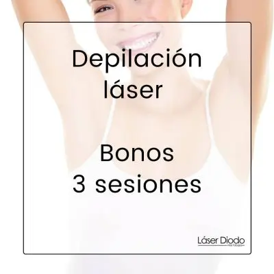 Bono 3 sesiones - depilación láser valencia Bono 3 sesiones - depilación láser valencia