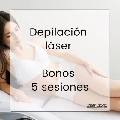 Bono 5 sesiones - depilación láser valencia Bono 5 sesiones - depilación láser valencia