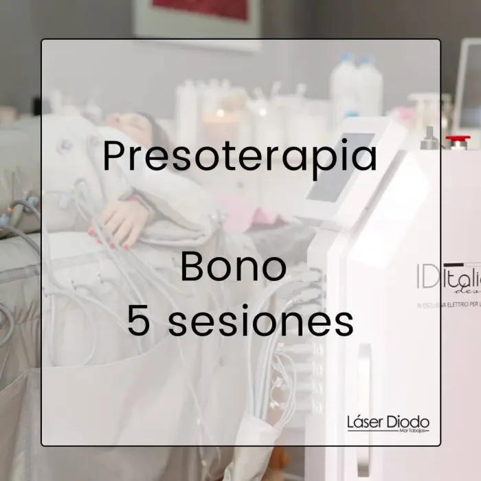 Bono 5 sesiones Presoterapia (30 min)