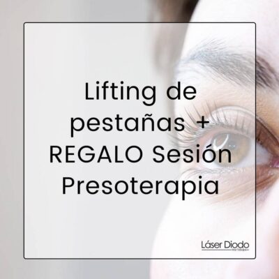 Lifting de pestañas + tinte + REGALO Sesión Presoterapia