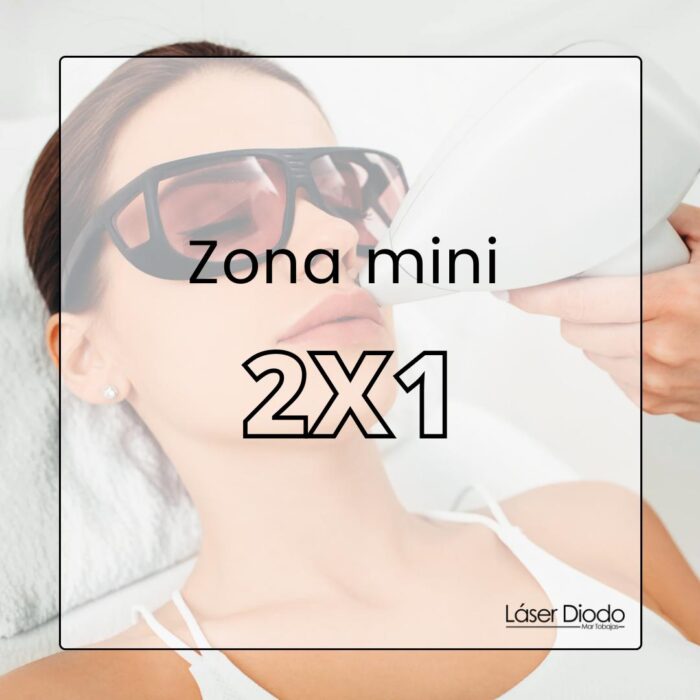 2x1 en Depilación Láser Zona mini